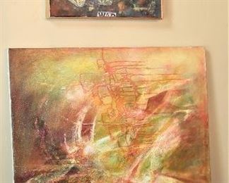 Oil on canvas, original artworks by Rogelio Canizales