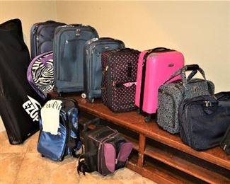 We have a good selection of suitcases; no supply chain shortage here - several are sold