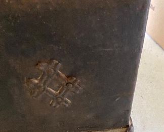 19th Century Domed Steamer Trunk Stagecoach Style Brought from Georgia by Family Member after Civil War. Family Papers Will Accompany Purchase