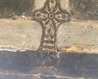 19th Century Domed Steamer Trunk Stagecoach Style Brought from Georgia by Family Member after Civil War. Family Papers Will Accompany Purchase