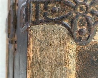 19th Century Domed Steamer Trunk Stagecoach Style Brought from Georgia by Family Member after Civil War. Family Papers Will Accompany Purchase
