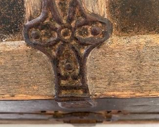 19th Century Domed Steamer Trunk Stagecoach Style Brought from Georgia by Family Member after Civil War. Family Papers Will Accompany Purchase
