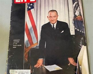 Life Magazine Lyndon B Johnson as President