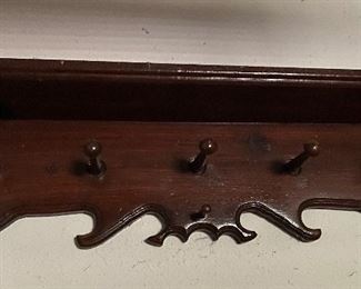 Wooden Wall Mount Coat Hanger