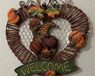 Welcome Sign Fall Decor'