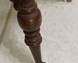 Antique Ball Claw Piano Stool