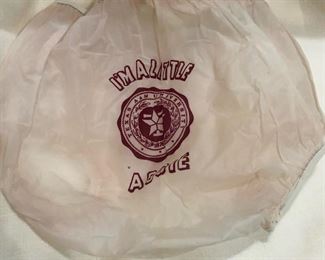 Aggies "I'm A Little Aggie" Vintage Plastic Diaper Pants