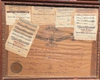 Vintage Framed Family Photos