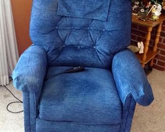 Pride Tranquil Ease Upholstered Electric Lift Chair/Recliner, 41" x 35" x 31"