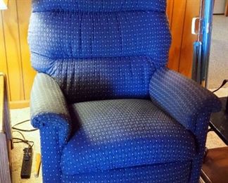 La-Z-Boy Upholstered Rocking Recliner, 41" x 33" x 30"