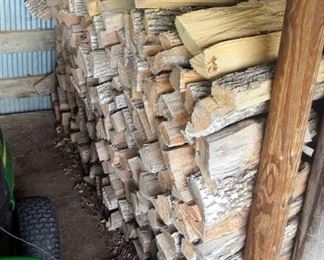 Split And Pre-Cut Fire Wood, Qty 2 Stacks