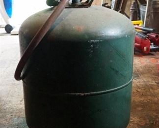 Portable Air Tank And Vintage Air Pumps, Qty.2