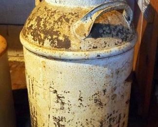 Diamond Brand 6 Gallon Crock And Metal Swift Dairy Can