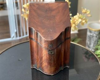 Georgian knife box