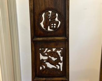 $1400.00 Pair Chinese yoke back armchairs 47"h x 26 3/4" w x 21"d