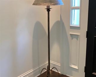 $250.00 Brass floor lamp 65"h