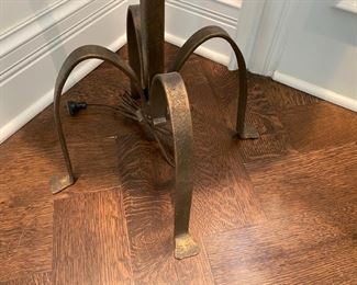 $250.00 Brass floor lamp 65"h