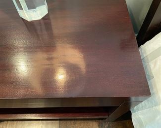 $450.00 Barbara Barry for Baker end table 27"h x 36"w x 24"d