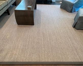 $975 Custom Herringbone tweed rug 11' x11'