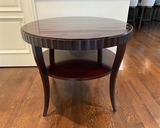 $875.00 Barbara Barry for Baker center table 30 1/2"h x 38" diameter