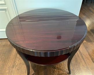 $875.00 Barbara Barry for Baker center table 30 1/2"h x 38" diameter