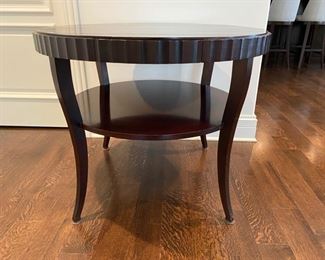 $875.00 Barbara Barry for Baker center table 30 1/2"h x 38" diameter