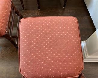 $950.00 6 McGuire rattan side chairs (4 shown) 34"h x 19"w x 21 1/2"d