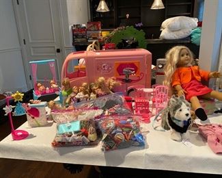 Barbies & accessories