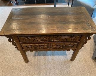 Carved Chinese chest