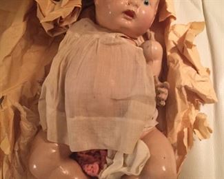 Vintage baby doll - needs some tender care.