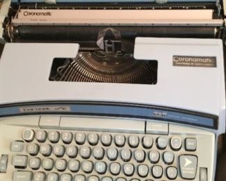 Coronamatic typewriter.