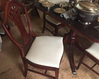 Dining room chairs.