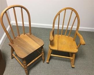 Child's chairs.