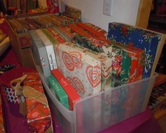 Vintage Christmas boxes including Dayton's