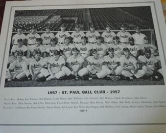 1957 St. Paul Ball Club Team Photo