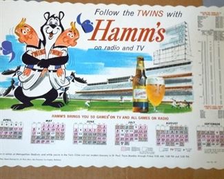 Hamm's Beer Twins Placemat