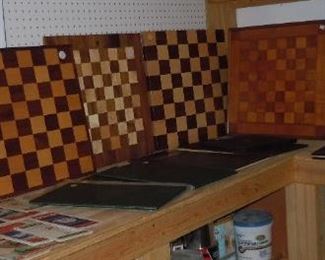 Solid Wood Chess Board , other chess boards by Staunton, Drueke