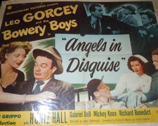 Bowery Boys movie poster "Angels in Disguise"