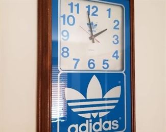Rare Adidas store display clock