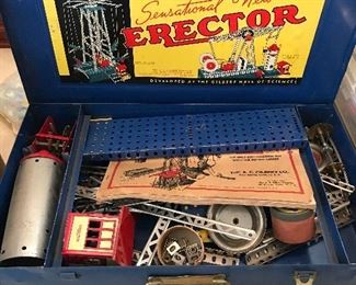 Vintage erector set