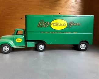 Rike's department store delivery truck- Tonka truck 1950s