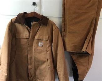 Carhart coat and pants