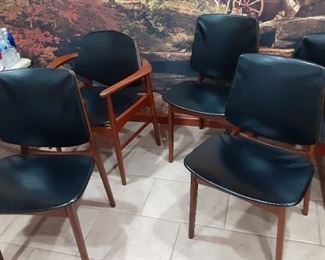 Mid-century modern Danish chairs