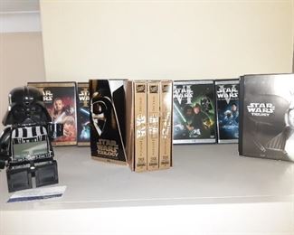 Star Wars Movies and collectibles VHS and DVD
