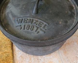 Wenzel 1987 Dutch oven 12" across