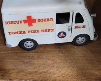 1950s Tonka Rescue Squad/Fire Dept.