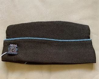 WW II 14th Infantry garrison cap with “The Right of the Line” pin