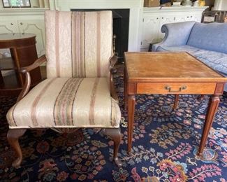 Armchair Vintage Side Table