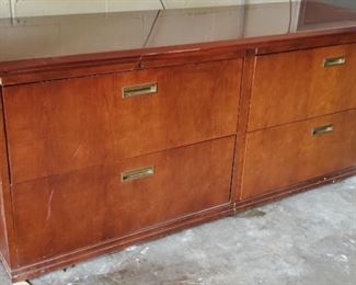 Cherry Lateral Filing Cabinet