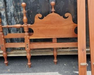 Vtg Twin Cherry Cannonball Bed